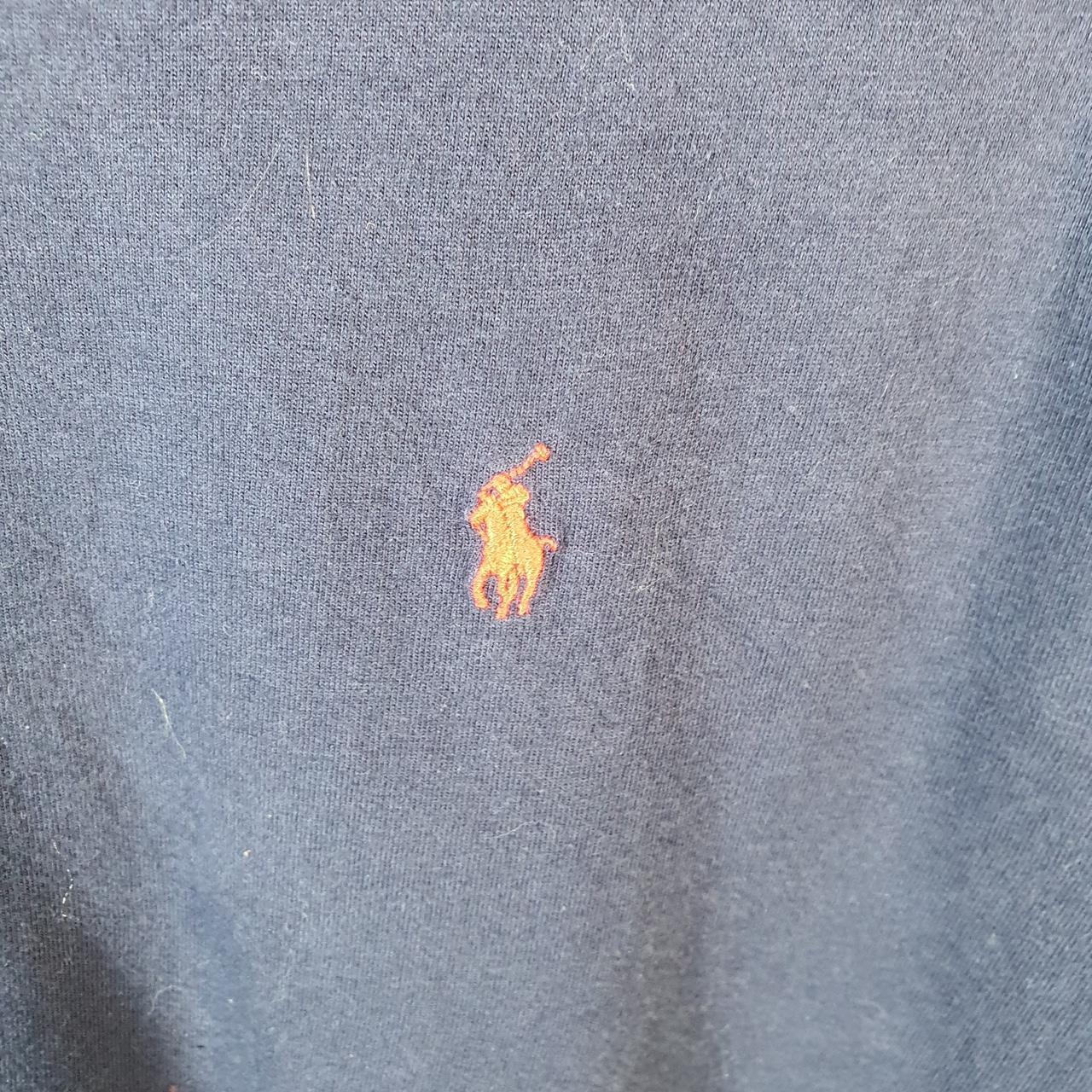 Vintage Ralph Lauren Polo T Shirt Men’s XL Blue Embroidered Pony Classic Fit C9107