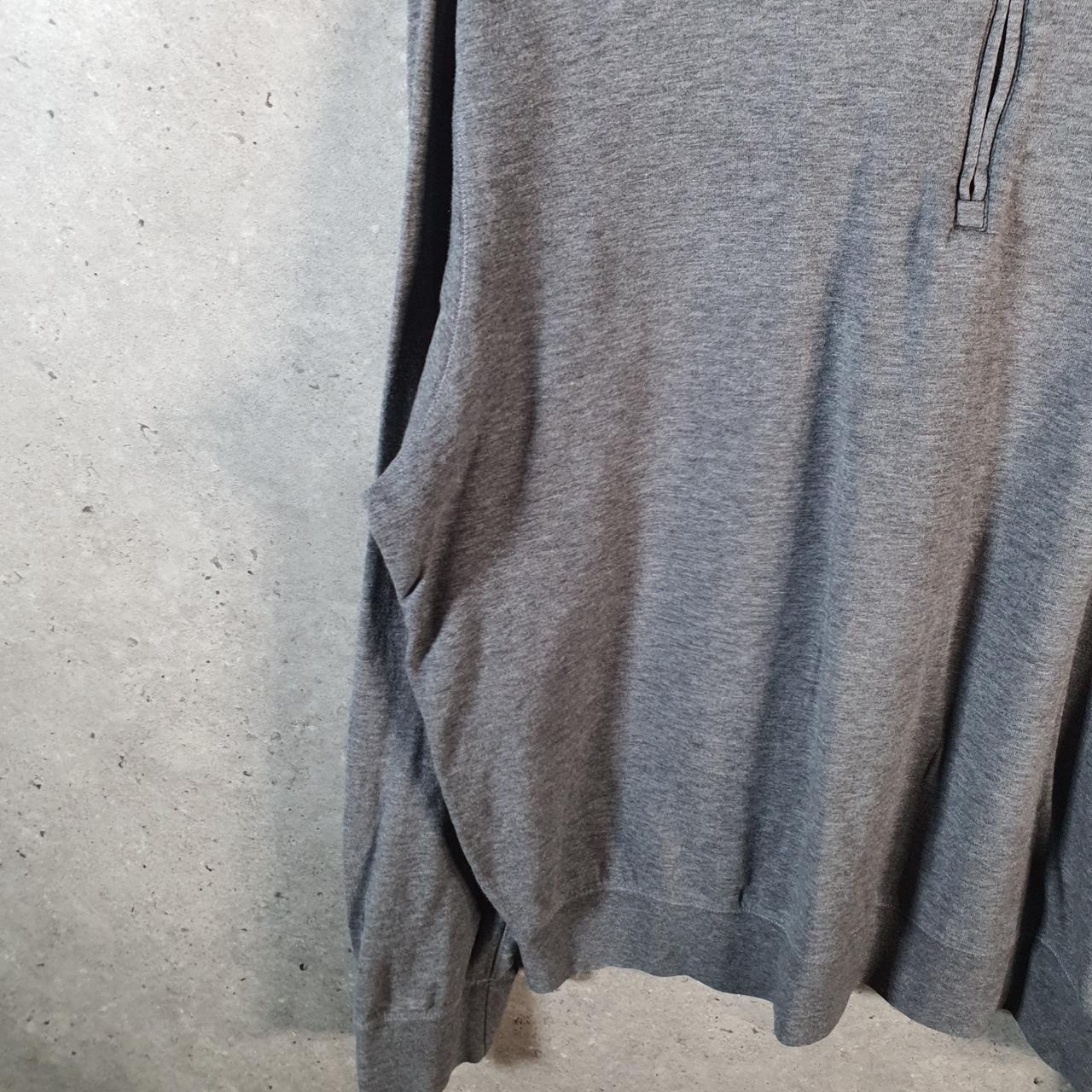 Vintage Ralph Lauren Polo Sweatshirt Men’s Large Grey Cotton 1/4 Zip Pony