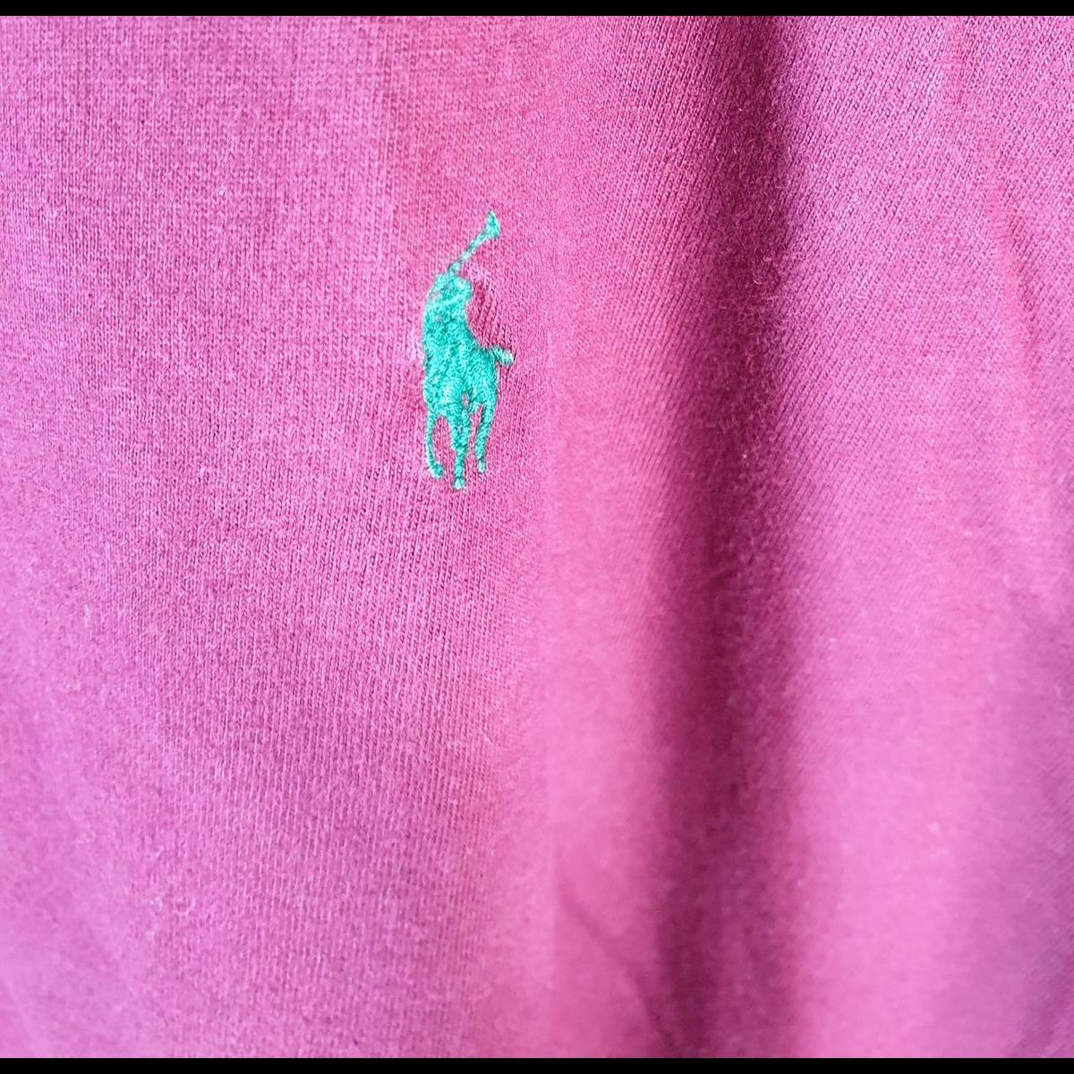 Vintage Ralph Lauren Polo T Shirt Men’s XL Burgundy Red Embroidered Classic Fit Pony C8590