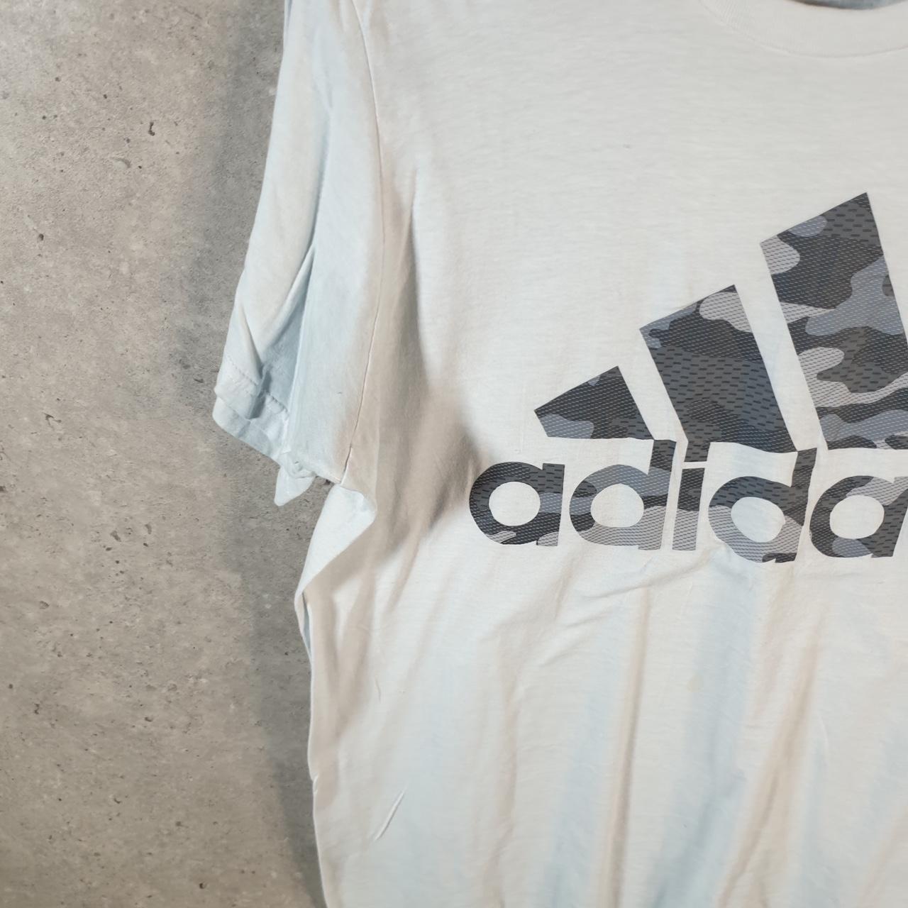 Vintage Adidas Amplifier T Shirt Shirt Men’s Large White Three Stripes Logo Athletic