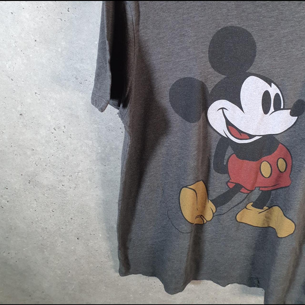 Vintage Disney Land Mickey Mouse T Shirt Men’s XL Grey Logo Graphic Cartoon
