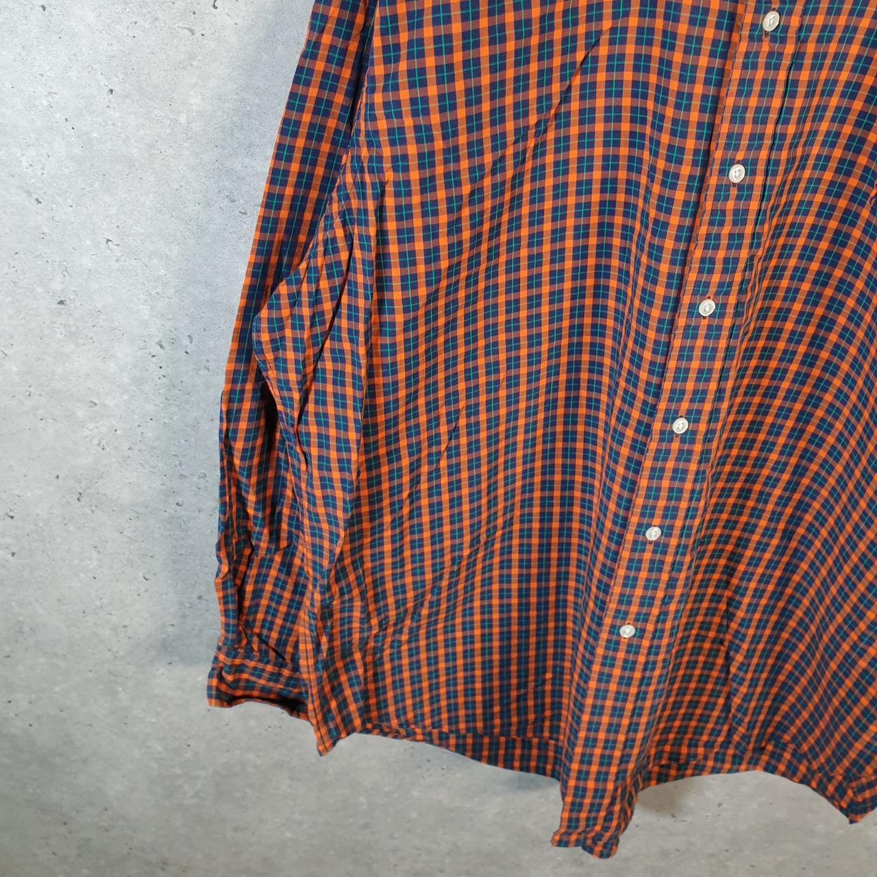 Vintage Ralph Lauren Button Down Shirt Men’s Large Checkered Blake Pony Cotton