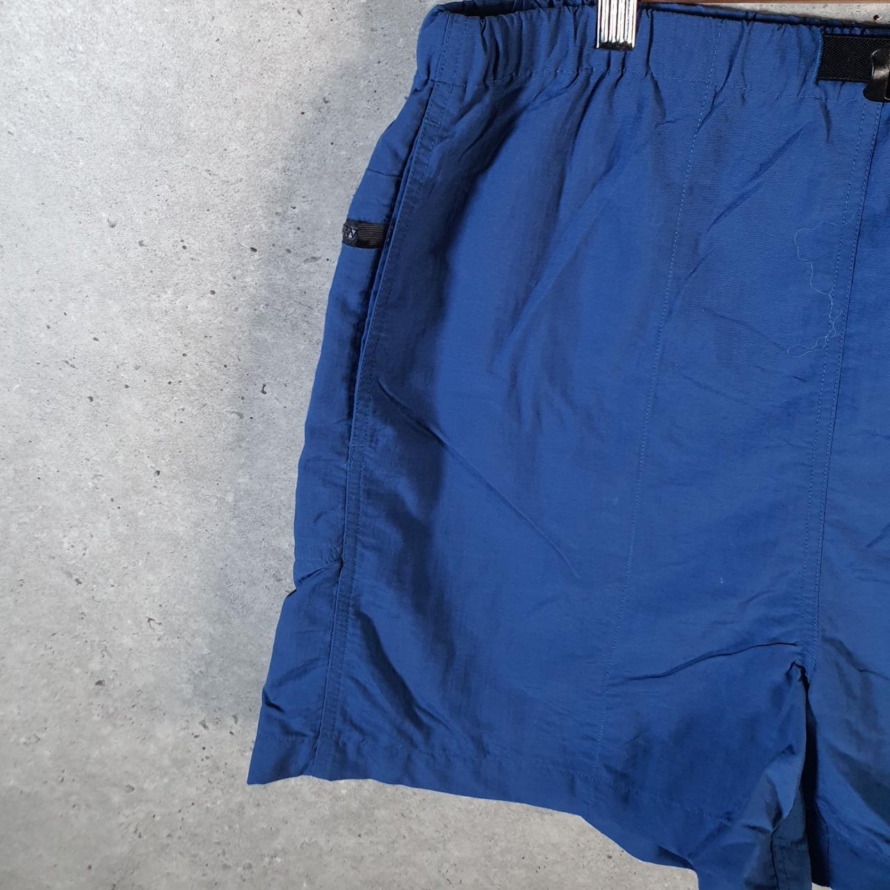 Vintage The North Face TNF Shorts Jorts Chino Cargo Womens XL Blue Baggy Cotton