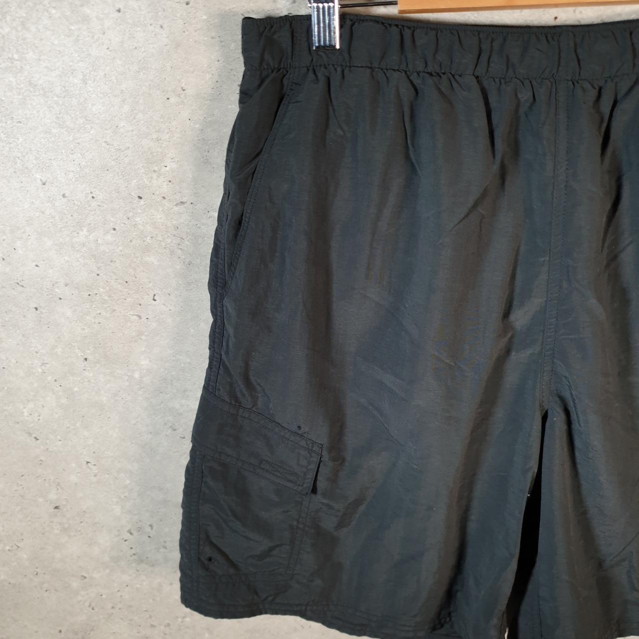 Vintage The North Face TNF Shorts Jorts Chino Cargo Men’s Large Black Baggy Cotton