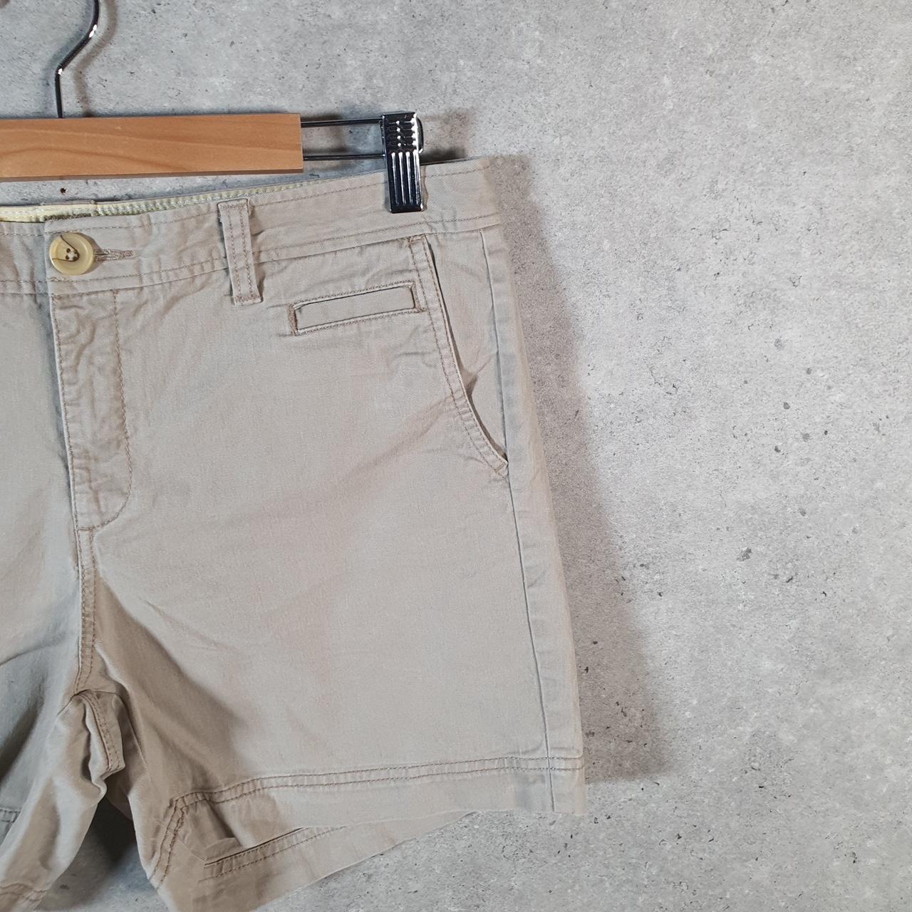 Vintage Dockers Chino Shorts Jorts Cargo Womens W34 Beige Baggy Cotton A4321