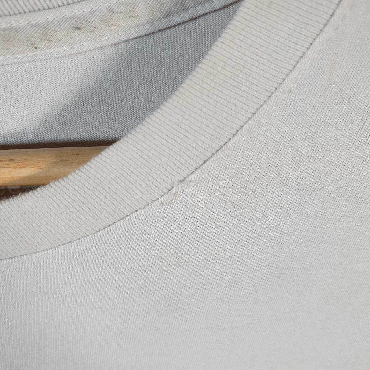 Vintage Nike Dri Fit Spellout T Shirt Men’s Medium Beige Graphic Swoosh Athletic