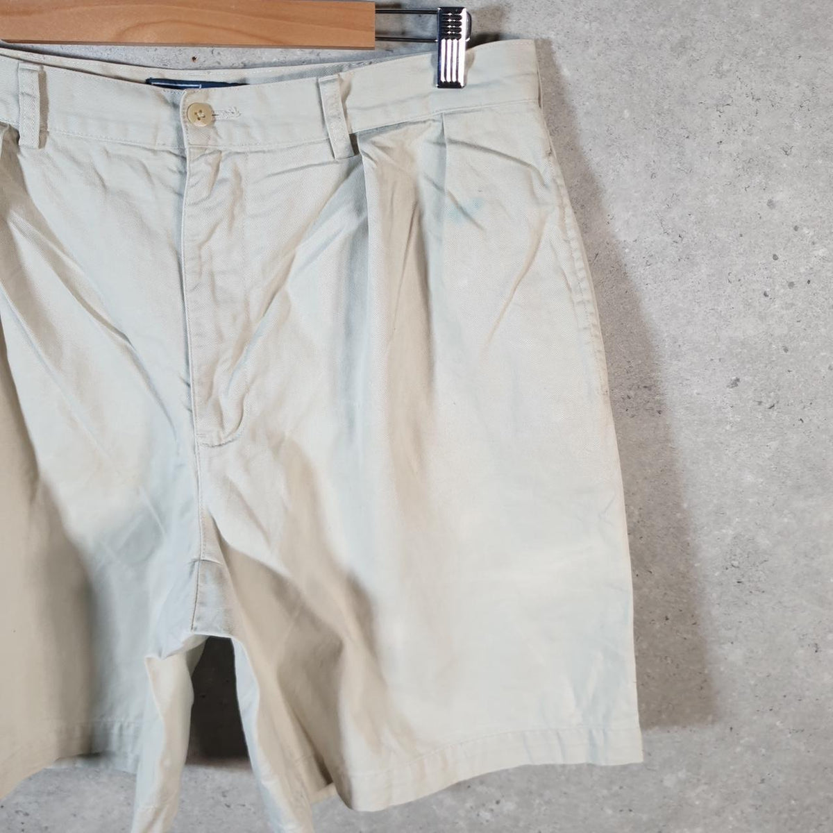 Vintage Ralph Lauren Polo Shorts Jorts Chino Cargo Men’s W36 Brown Baggy Cotton