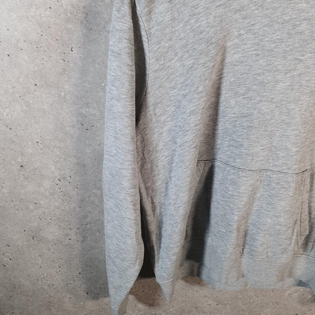Vintage Nike Club Hoodie Womens Medium Grey Swoosh Y2K Pullover Logo