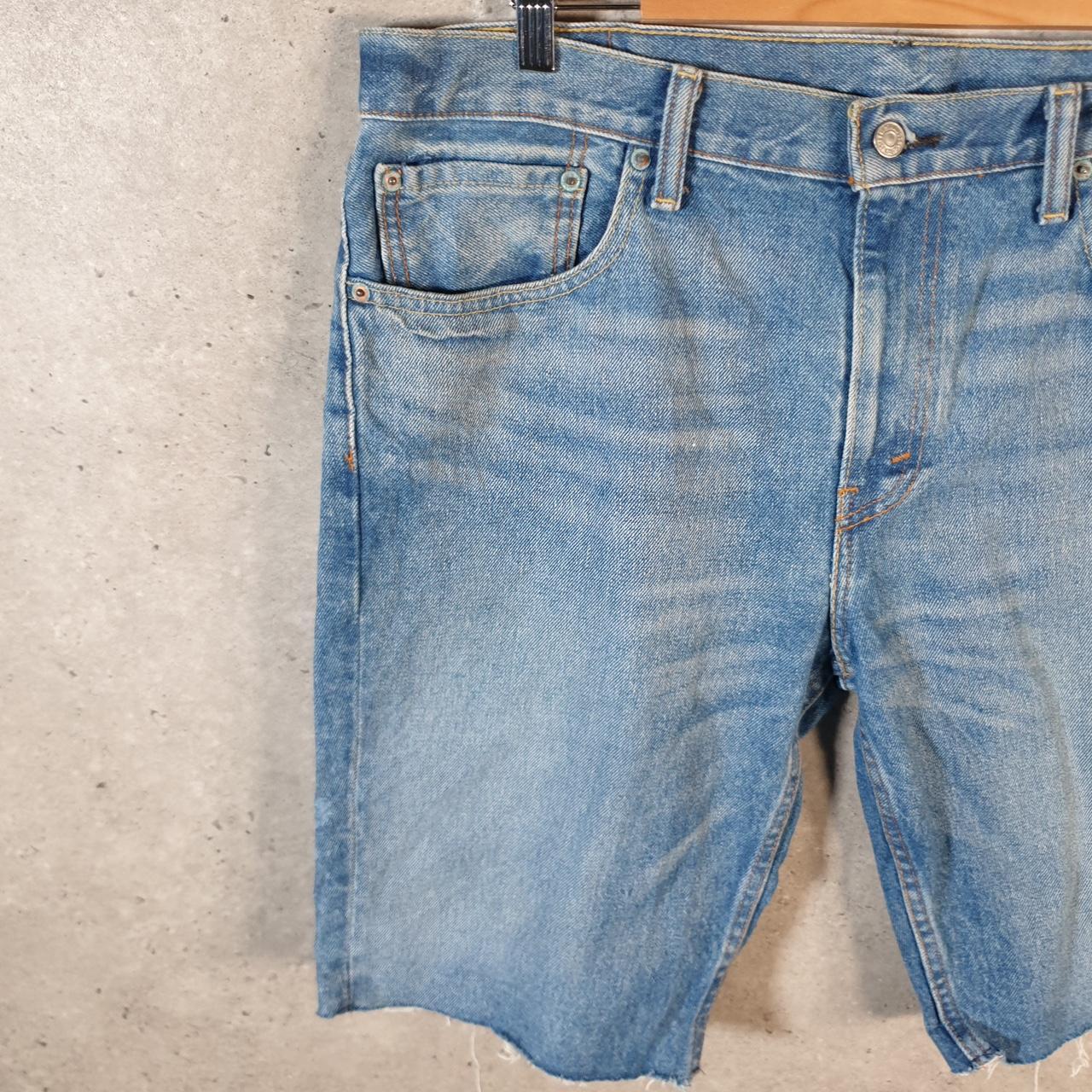 Vintage Levi’s 511 Baggy Shorts Jorts Cargo Mens W36 Blue Relaxed Denim