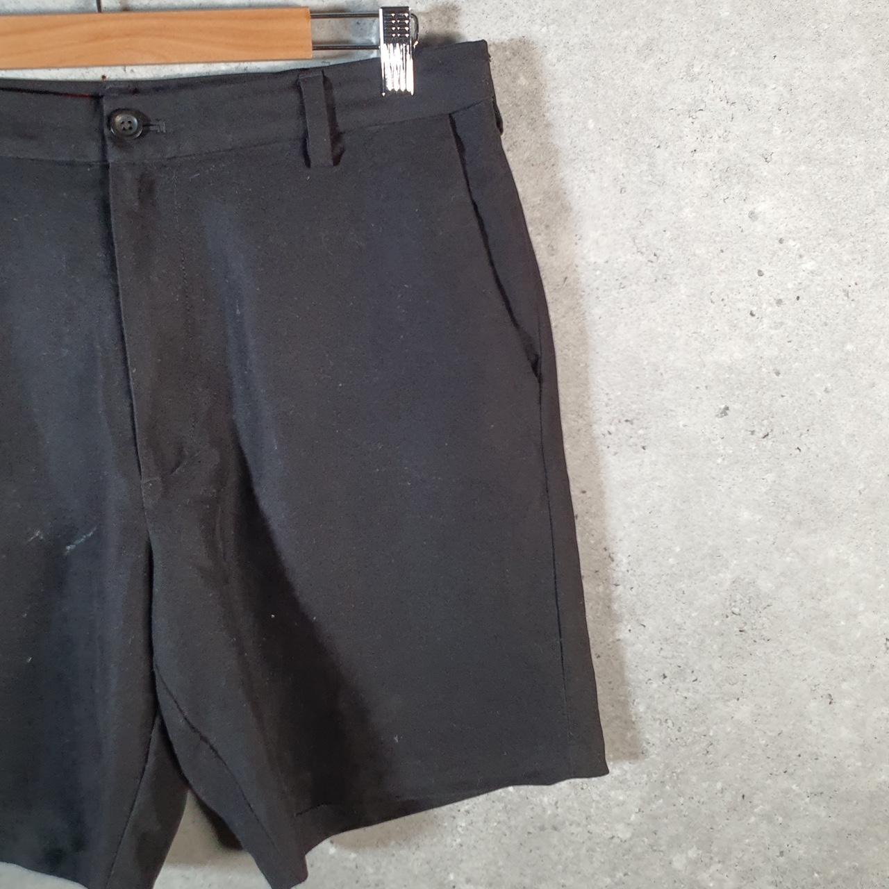 Vintage Chaps Ralph Lauren Polo Shorts Jorts Cargo Men’s W33 Black Baggy Cotton A4446