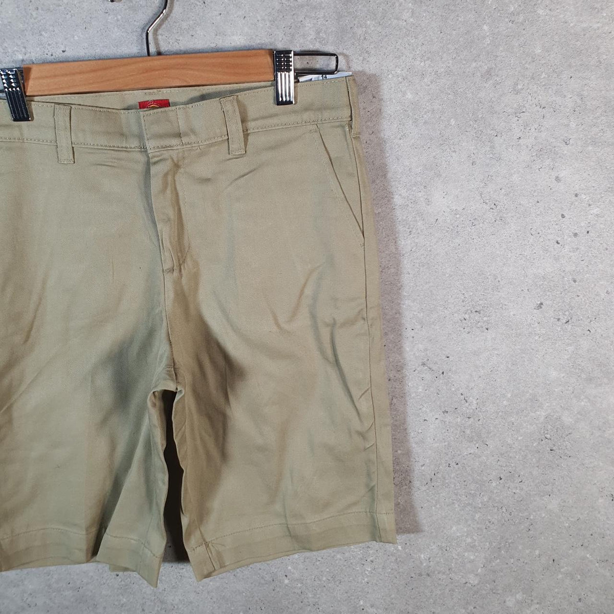 Vintage Dickies Baggy Chino Shorts Jorts Cargo Womens W28 Brown Classic Fit