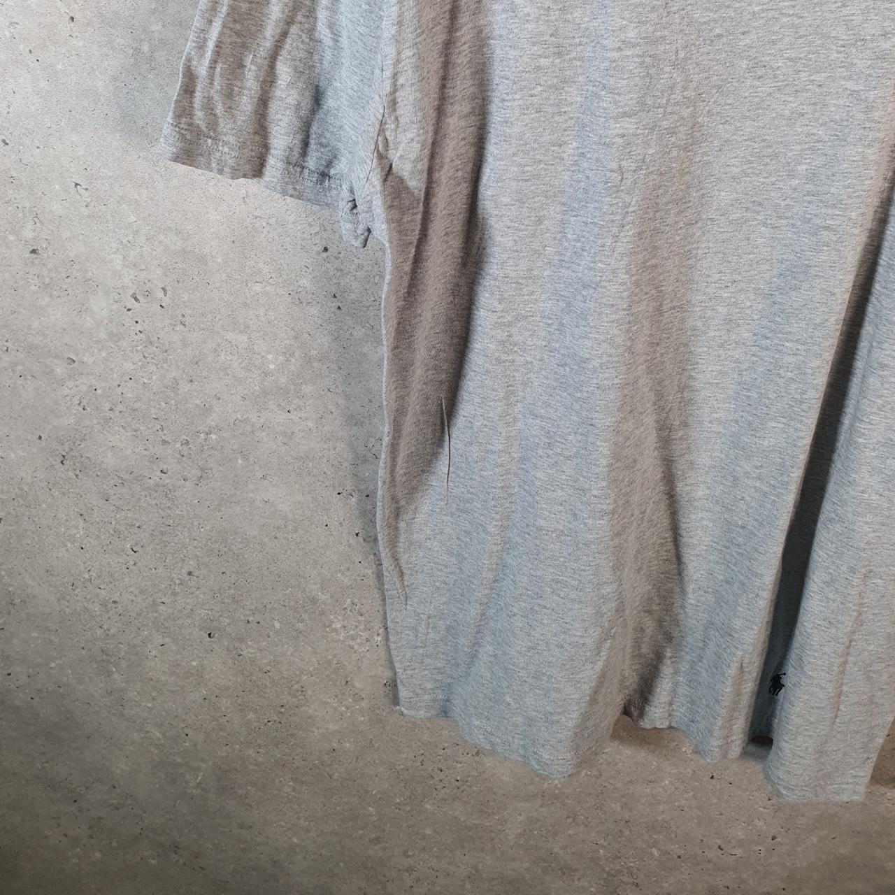 Vintage Ralph Lauren Polo T Shirt Men’s Medium Grey Classic Fit Casual C9129