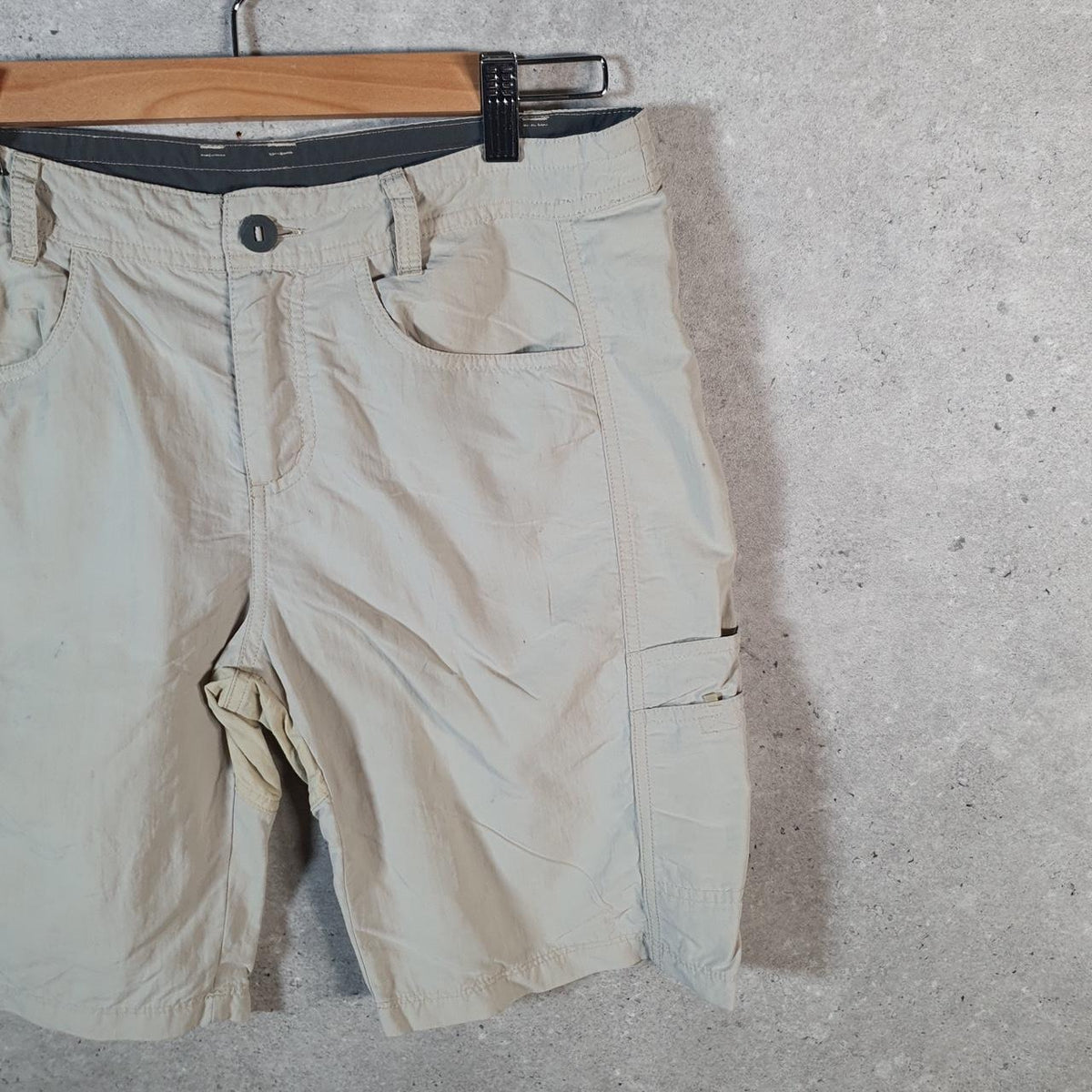 Vintage Patagonia Tech Fishing Skort Shorts Jorts Cargo Womens Medium Brown Baggy Cotton A4771