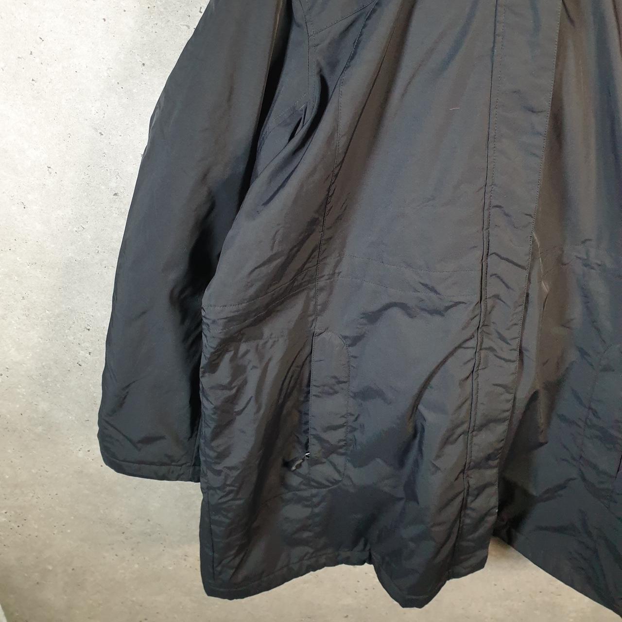 Vintage L.L. Bean Outdoors Nylon Jacket Mens 3XL Black Waterproof Shell Coat