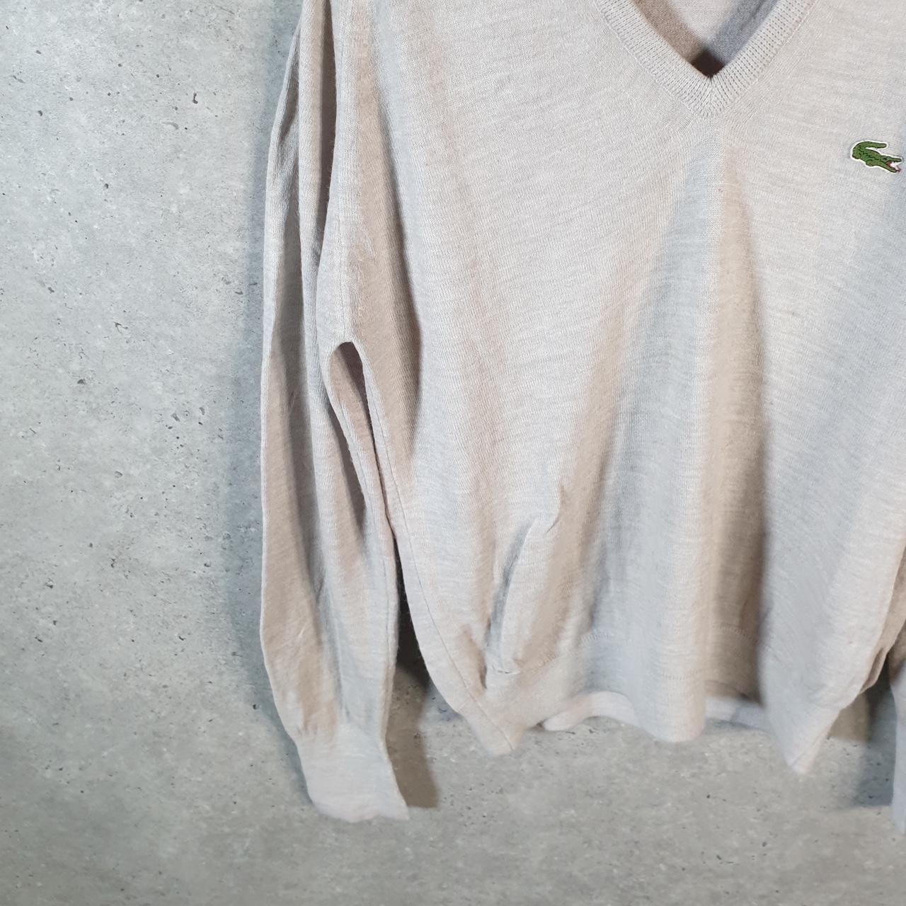 Vintage Izod Lacoste 90s USA Sweatshirt Men’s Large Brown Pullover Logo Y2K Jumper