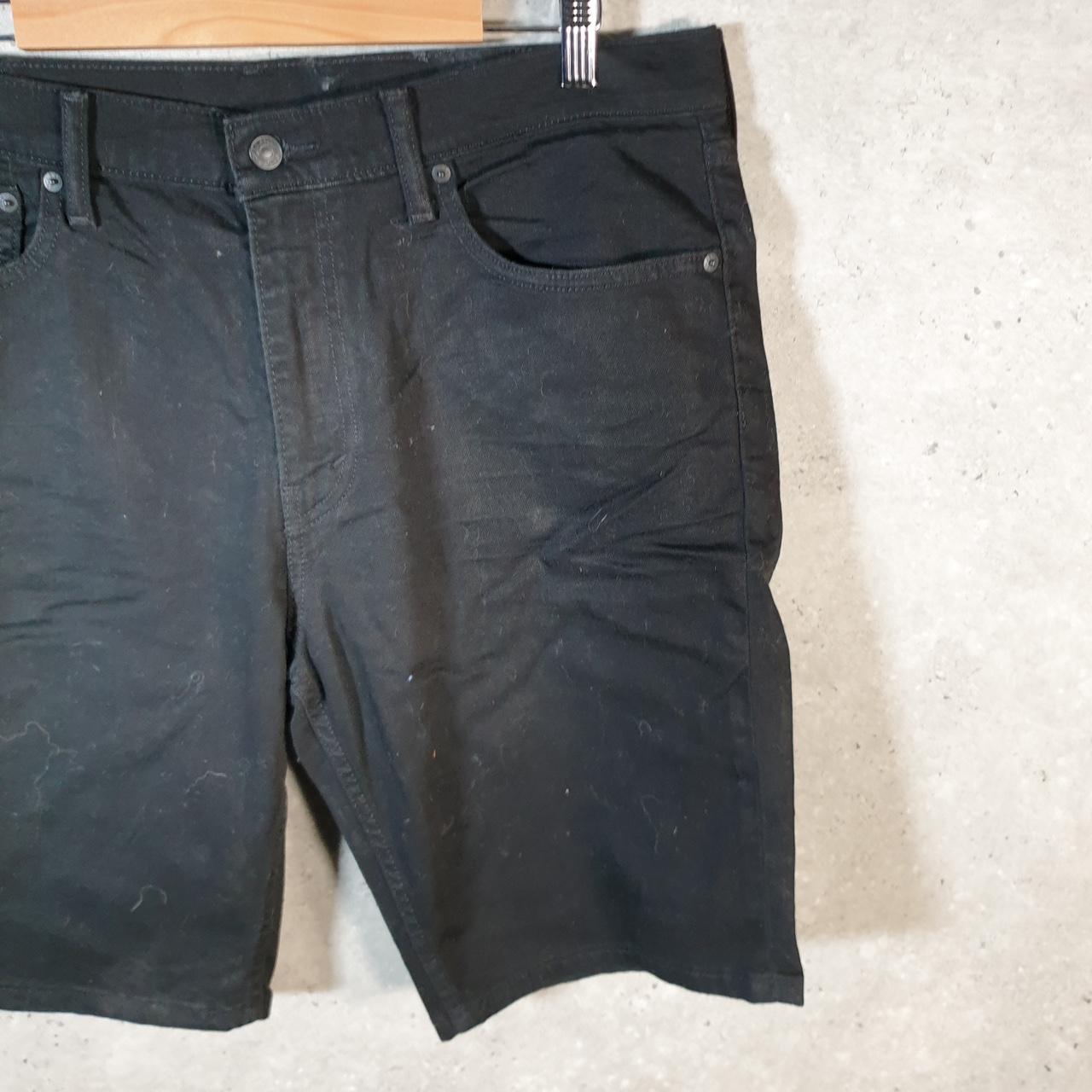 Vintage Levi’s 511 Baggy Shorts Jorts Cargo Men’s W38 Black Relaxed Denim