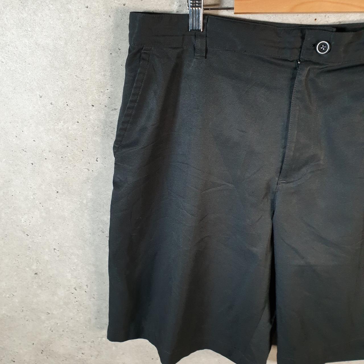 Vintage Izod Golf Chino Shorts Jorts Cargo Men’s W36 Black Baggy Cotton