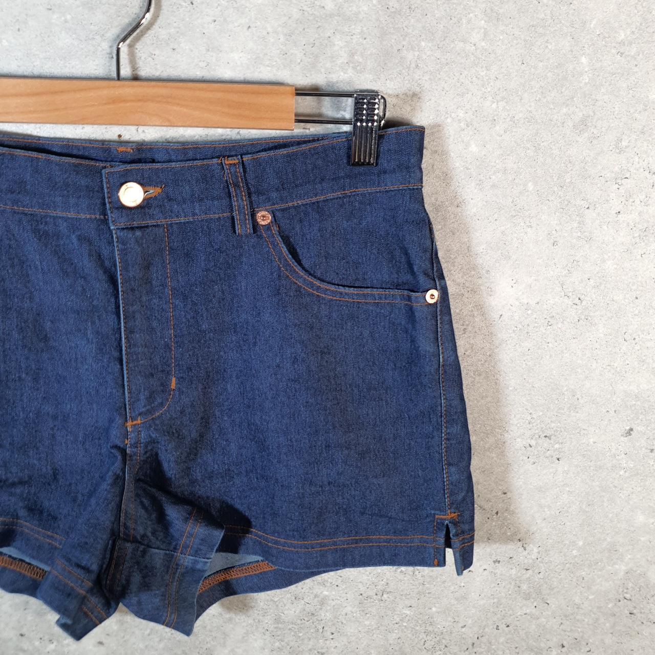 Vintage Guess Baggy Shorts Jorts Cargo Mens W31 Blue Denim Relaxed Fit Cargo