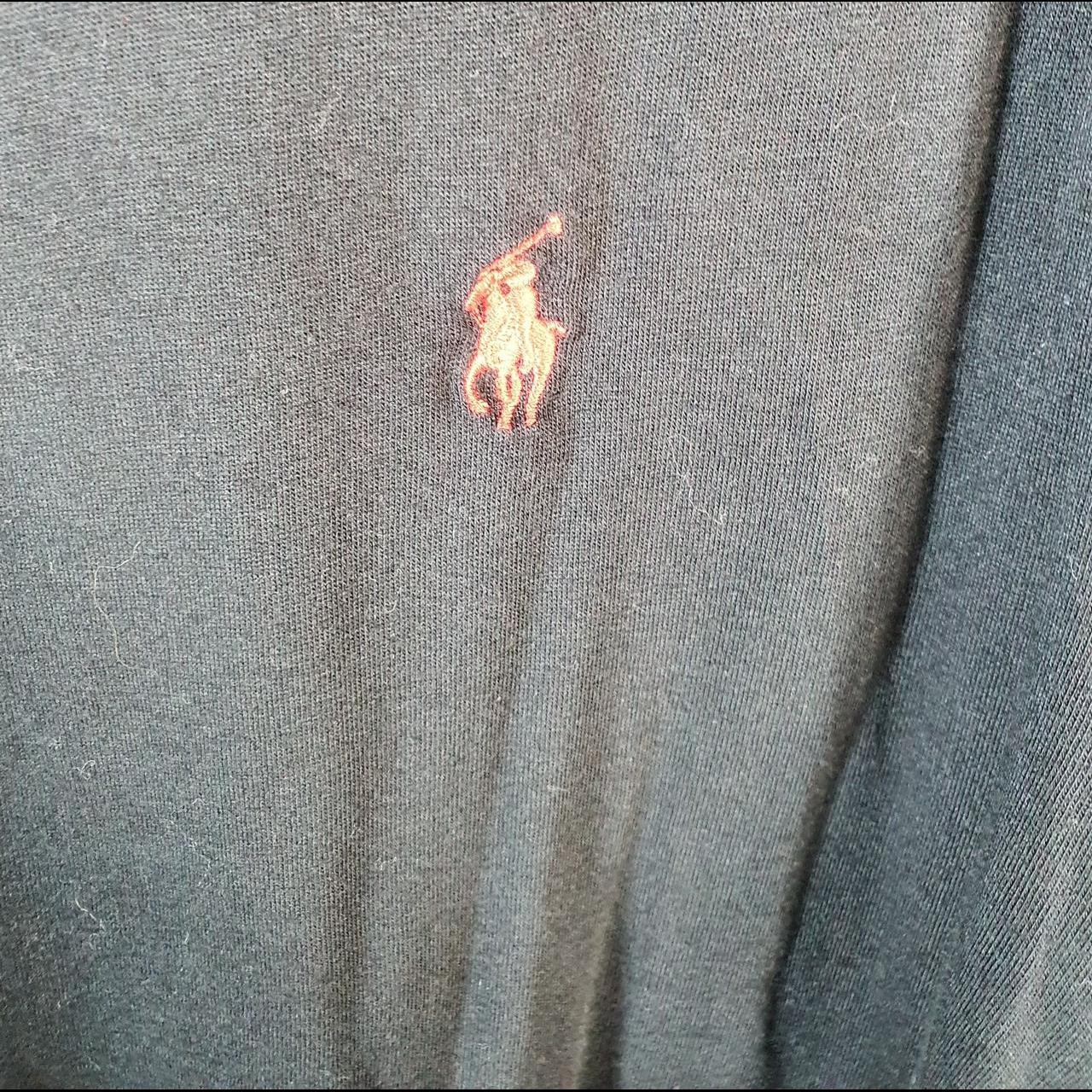 Vintage Ralph Lauren Polo Sport T Shirt Men’s XL Black Slim Fit Embroidered Pony C8658