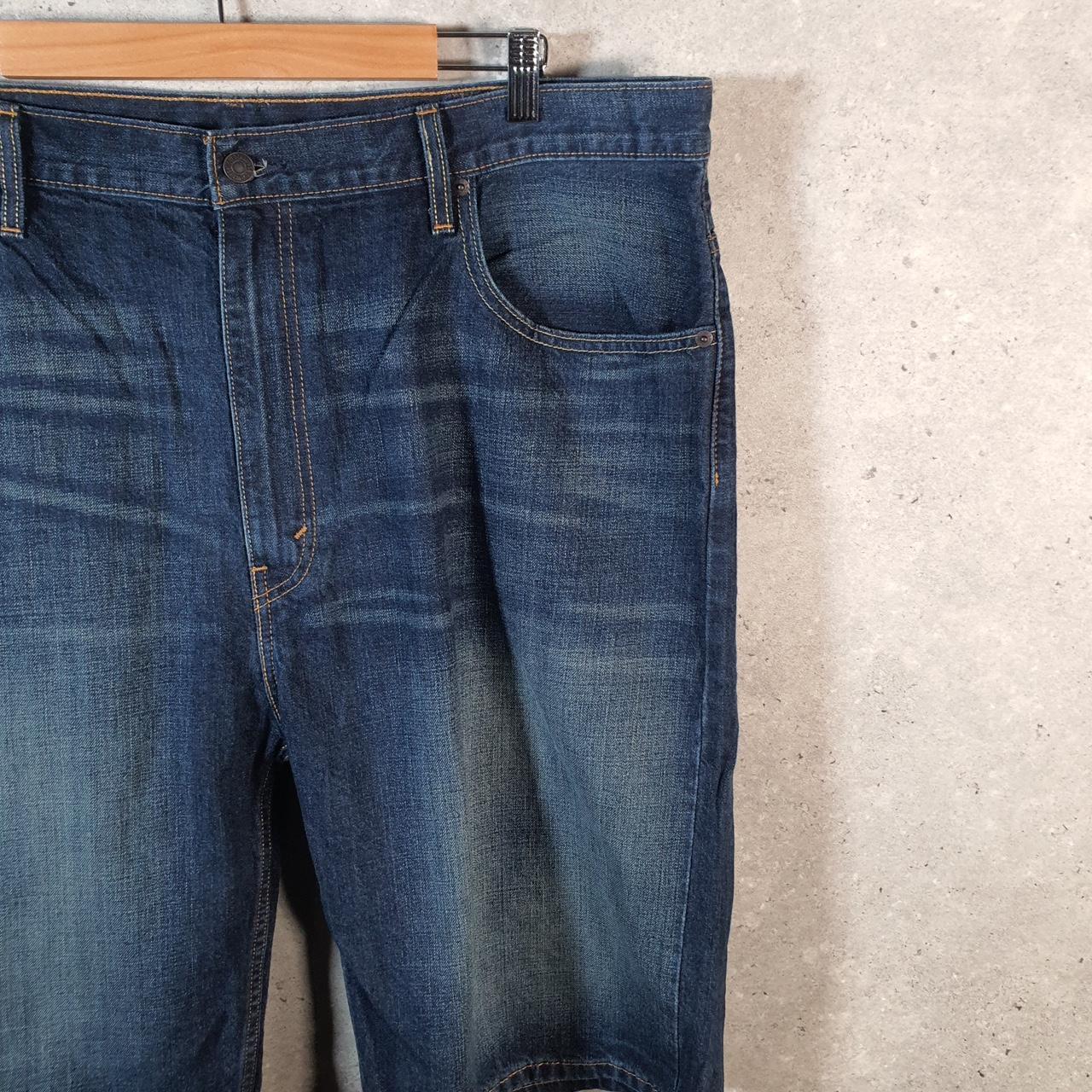 Vintage Levi’s 569 Baggy Shorts Jorts Cargo Mens W40 Blue Relaxed Denim