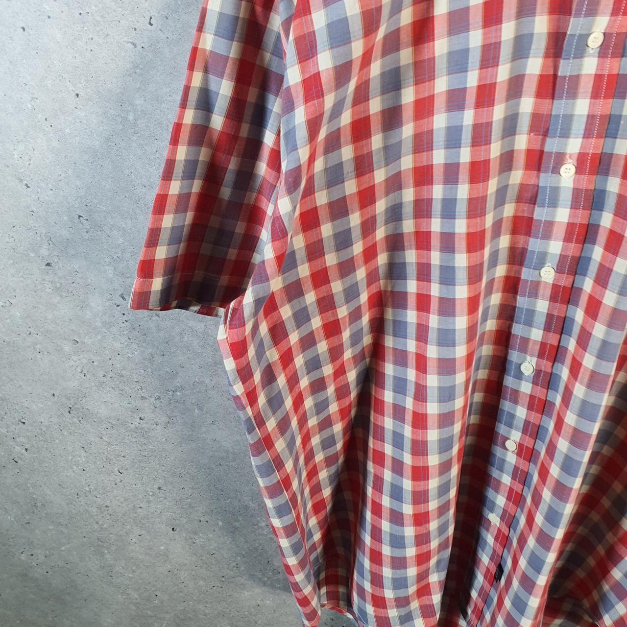 Vintage Ralph Lauren Button Down Shirt Men’s XL Red Checkered Classic USA Pony