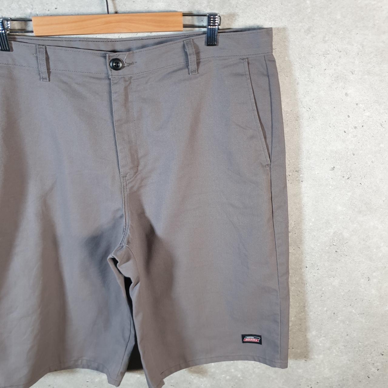 Vintage Dickies Baggy Chino Shorts Jorts Cargo Mens W38 Grey Regular Fit