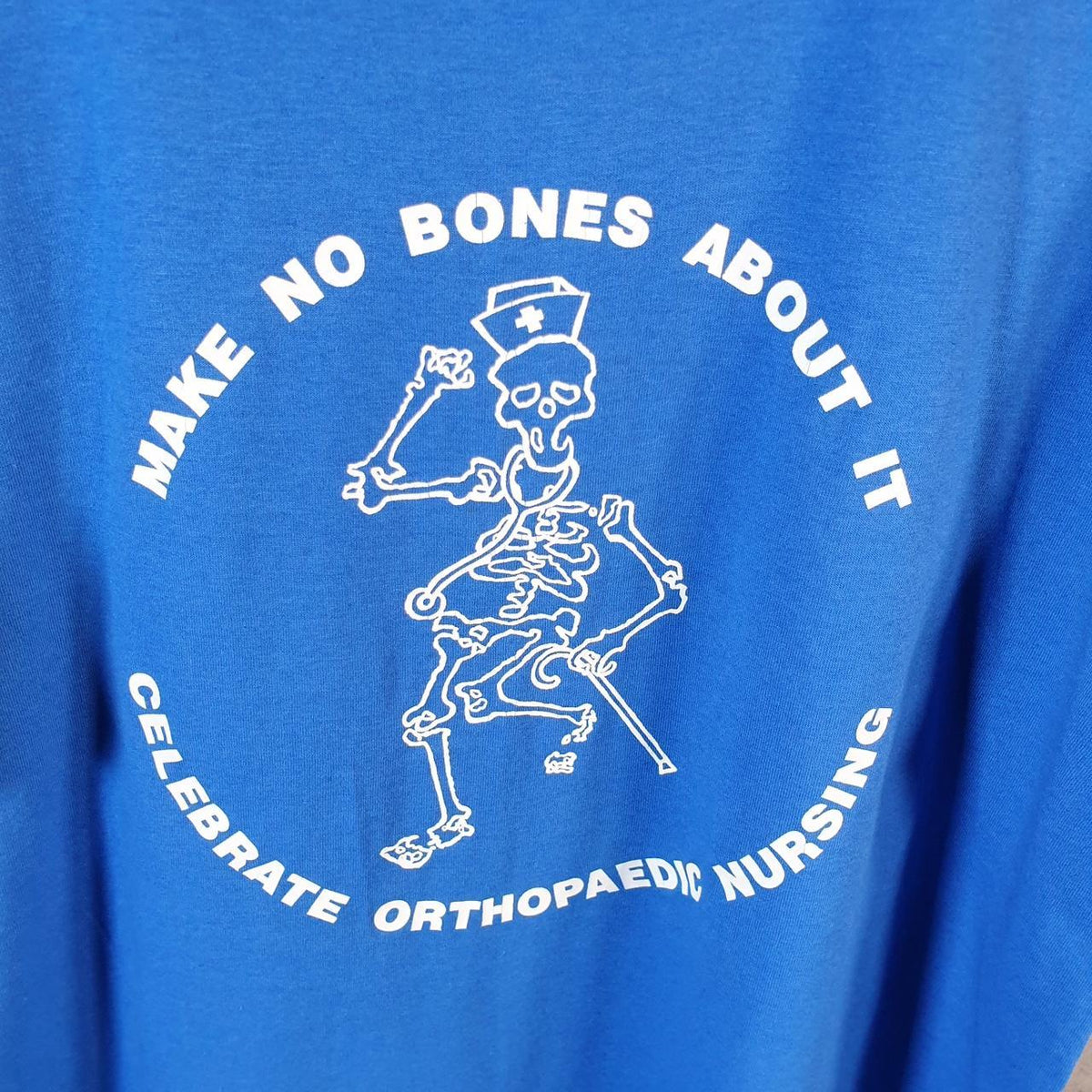 Vintage Fruit of the Loom Orthopaedic Nursing 90s USA Single Stitch T Shirt Men’s XL Blue C8410
