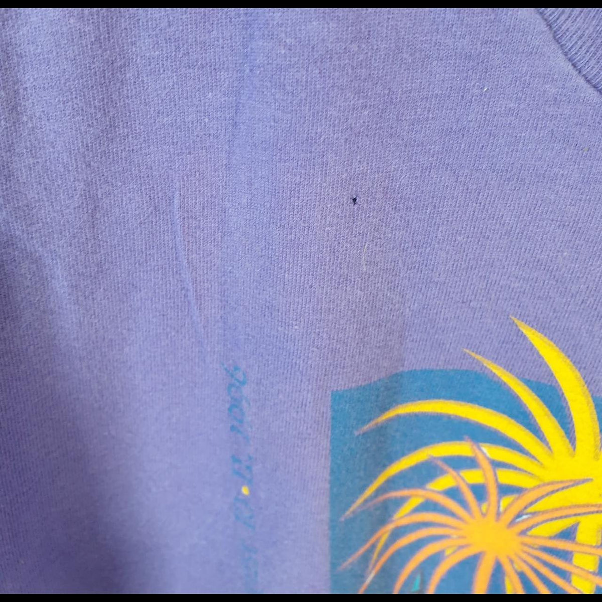 Vintage Hanes Washington DC 1996 Single Stitch T Shirt Men’s Large Purple C9558
