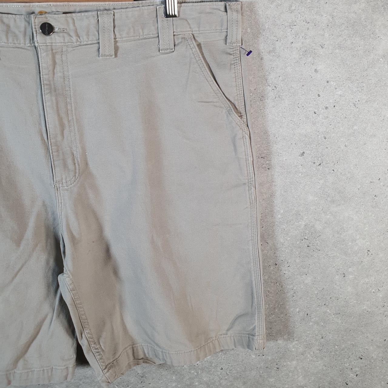 Vintage Carhartt Baggy Carpenter Shorts Jorts Cargo Men’s W44 Brown Relaxed Fit Workwear A4720