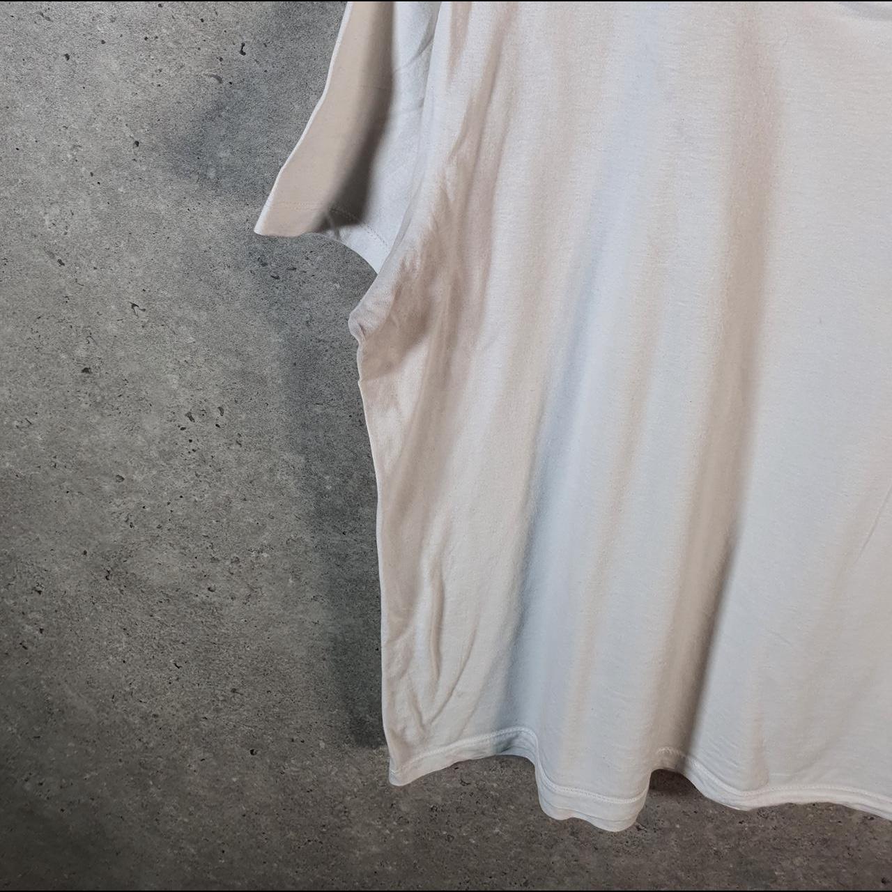 Vintage Calvin Klein Spellout Blank T Shirt Men’s Medium White Casual Sports