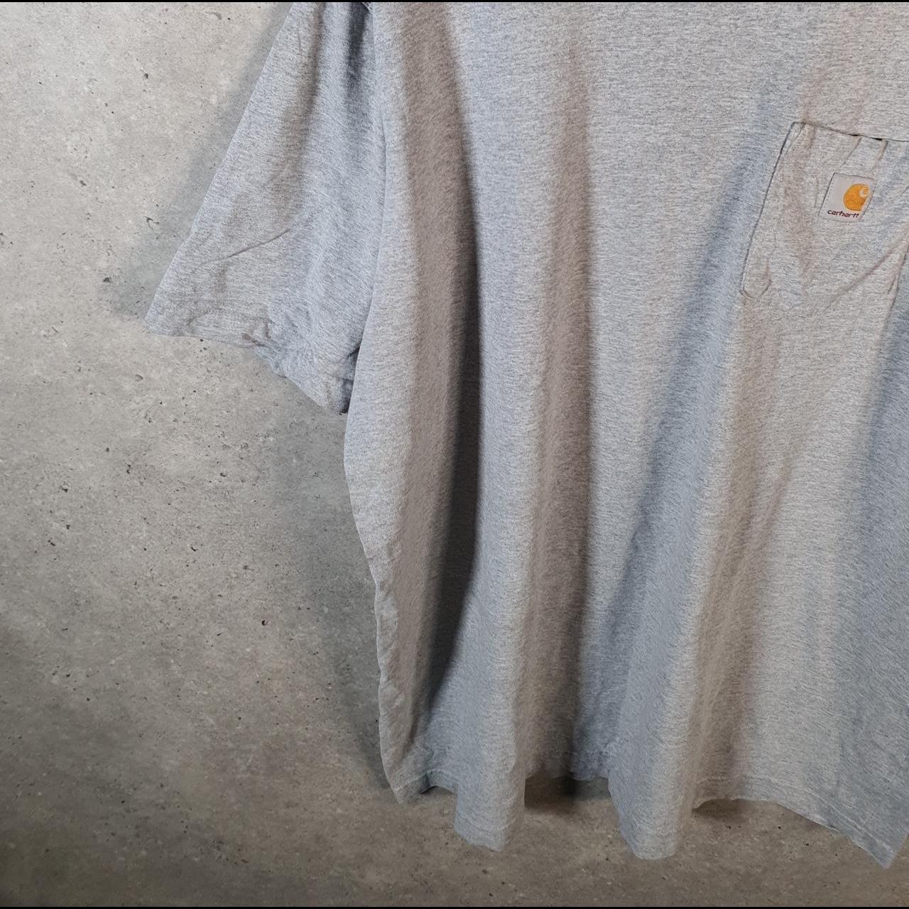 Vintage Carhartt T Shirt Men’s 2XL Tall Grey Workwear Chore Utility Original Fit