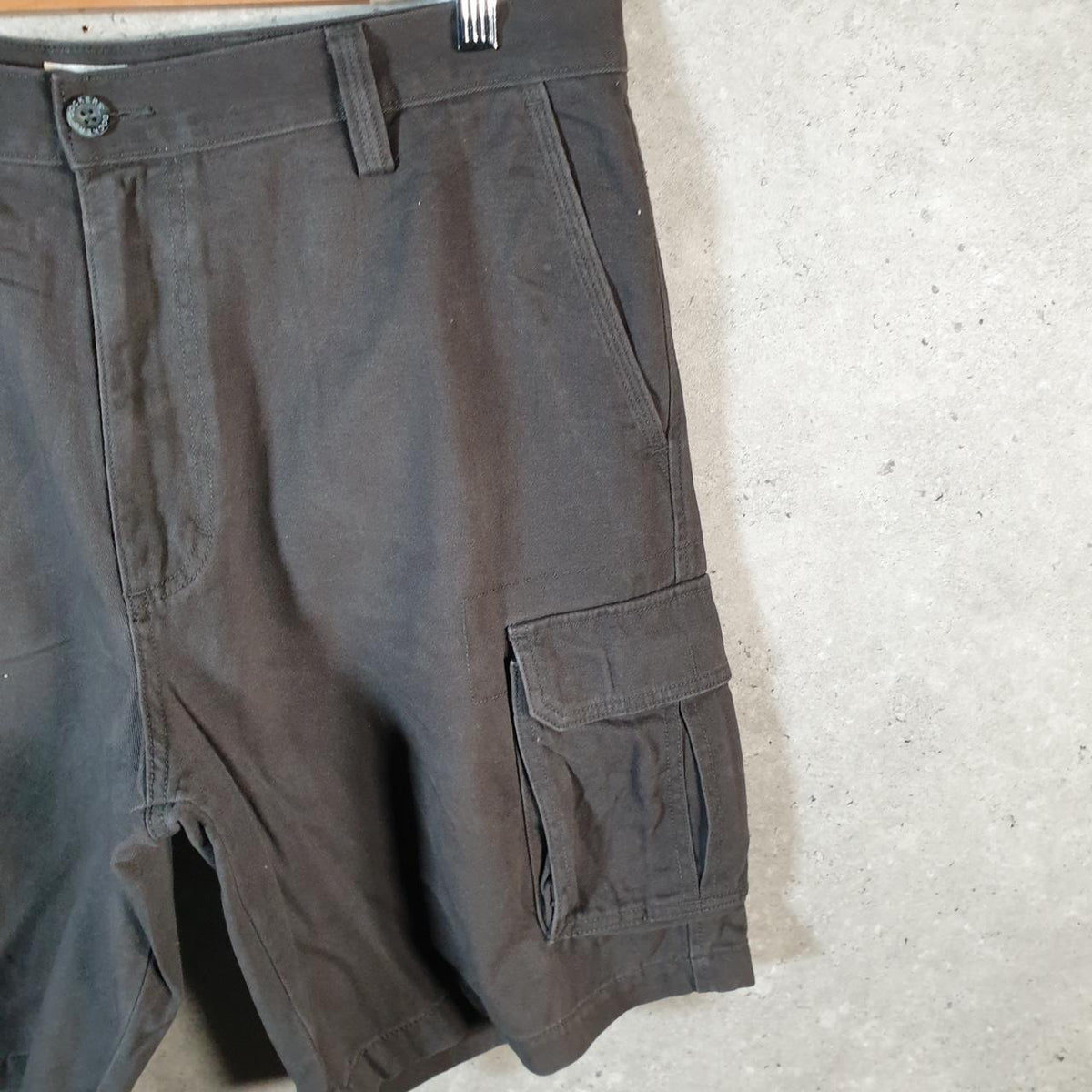 Vintage Dockers Chino Shorts Jorts Cargo Men’s W36 Grey Baggy Cotton A4282