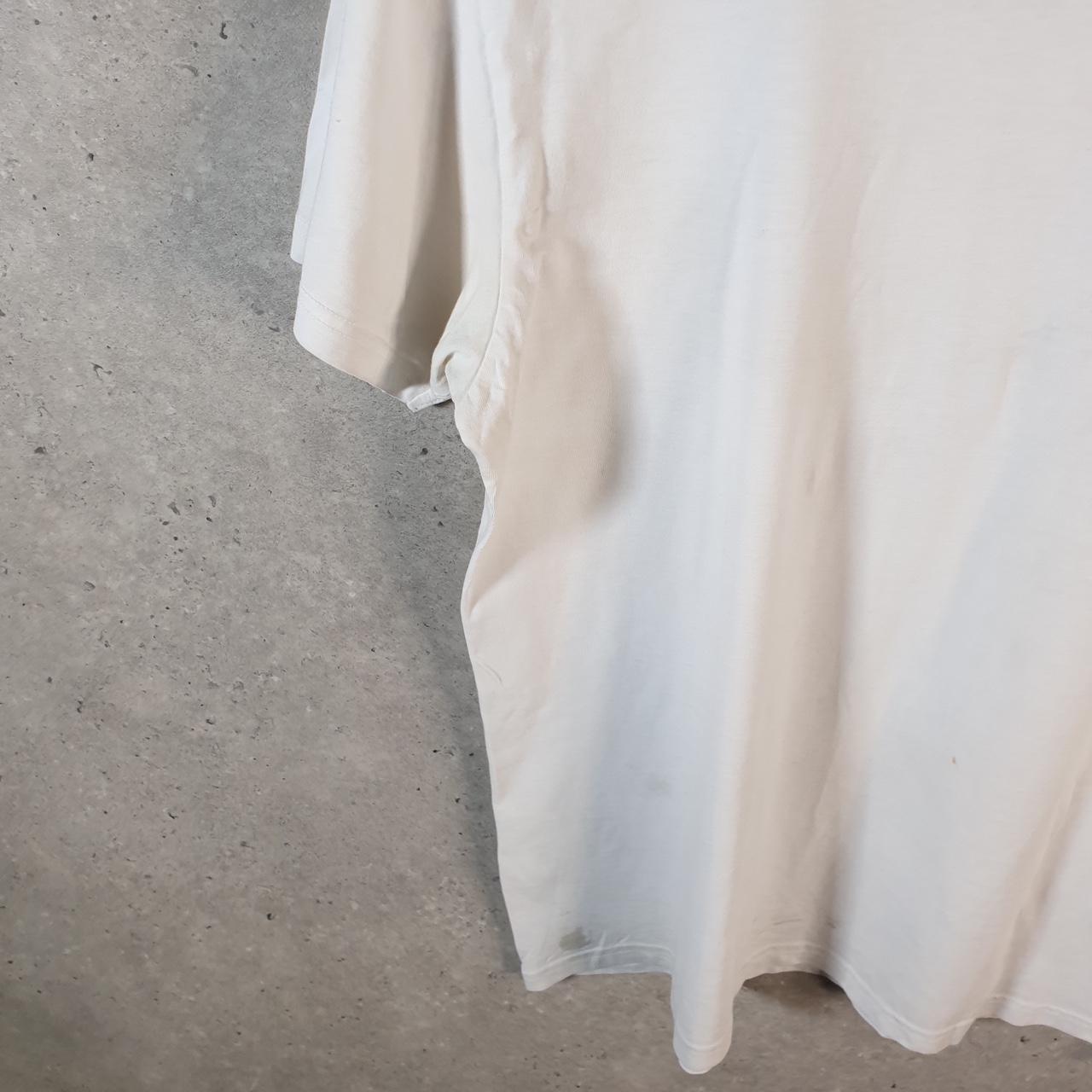 Vintage Calvin Klein Graphic T Shirt Men’s Medium White Regular Fit Spellout Logo