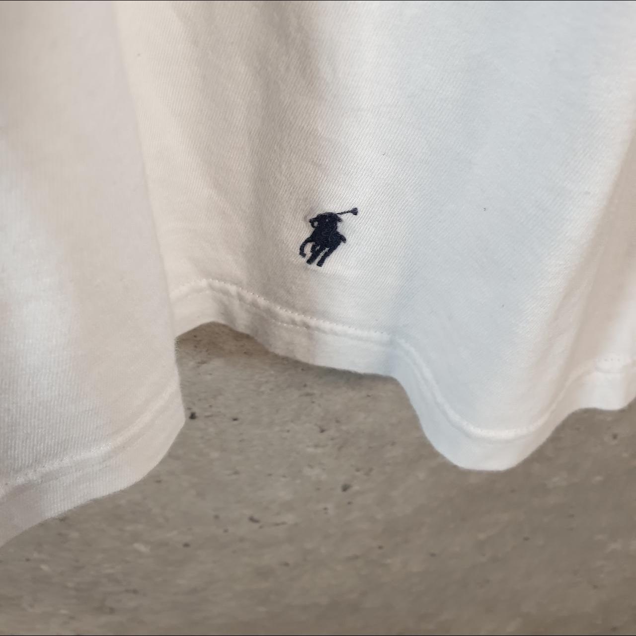 Vintage Ralph Lauren Polo Sport T Shirt Men’s XL White Classic Fit Embroidered Pony C9164