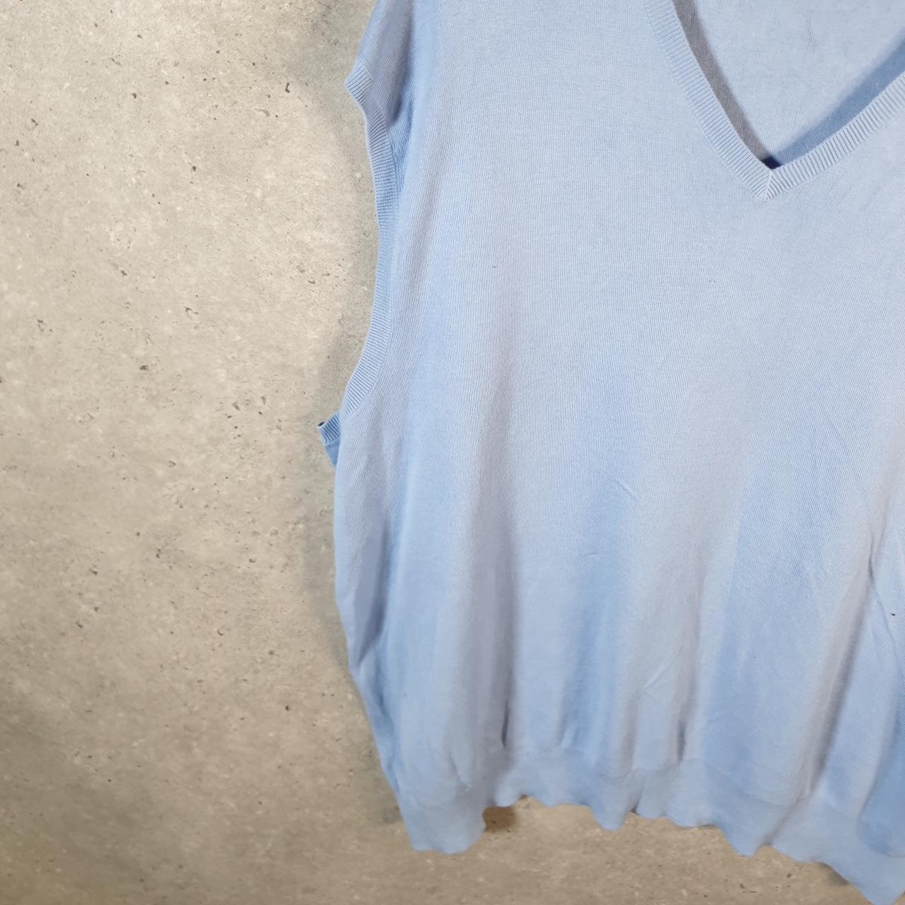 Vintage Ralph Lauren Polo Vest Tank Sweatshirt Men’s 3XL Blue Pima Cotton Pullover Pony