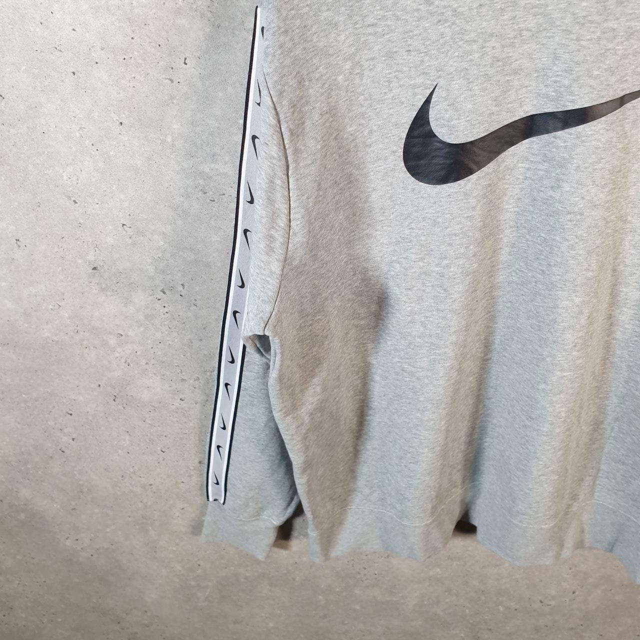 Vintage Nike Centre Swoosh Sweatshirt Mens Large Grey Y2K Pullover Logo