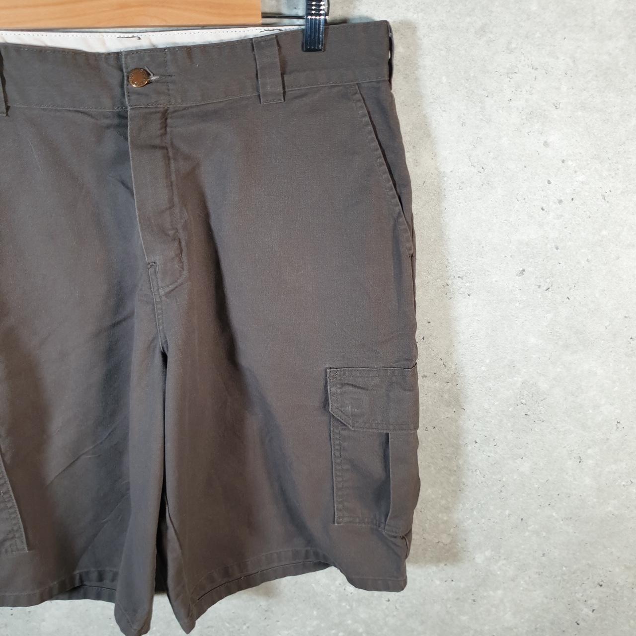 Vintage Dickies Baggy Chino Shorts Jorts Cargo Mens W36 Brown Relaxed Fit