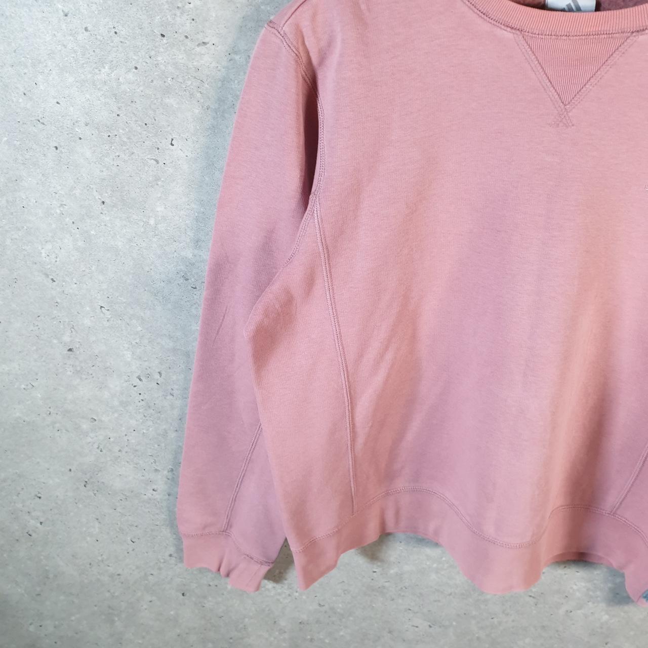 Vintage Adidas 90s Embroidered Sweatshirt Womens UK14 Pink Y2K Pullover Casual