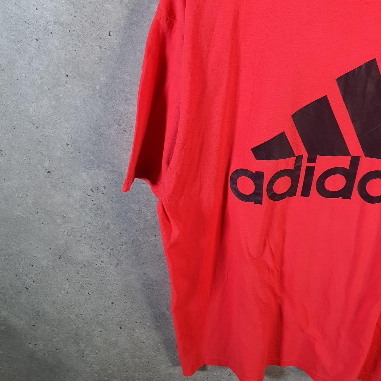 Vintage Adidas Go To Tee T Shirt Men’s XL Pink Three Stripes Logo
