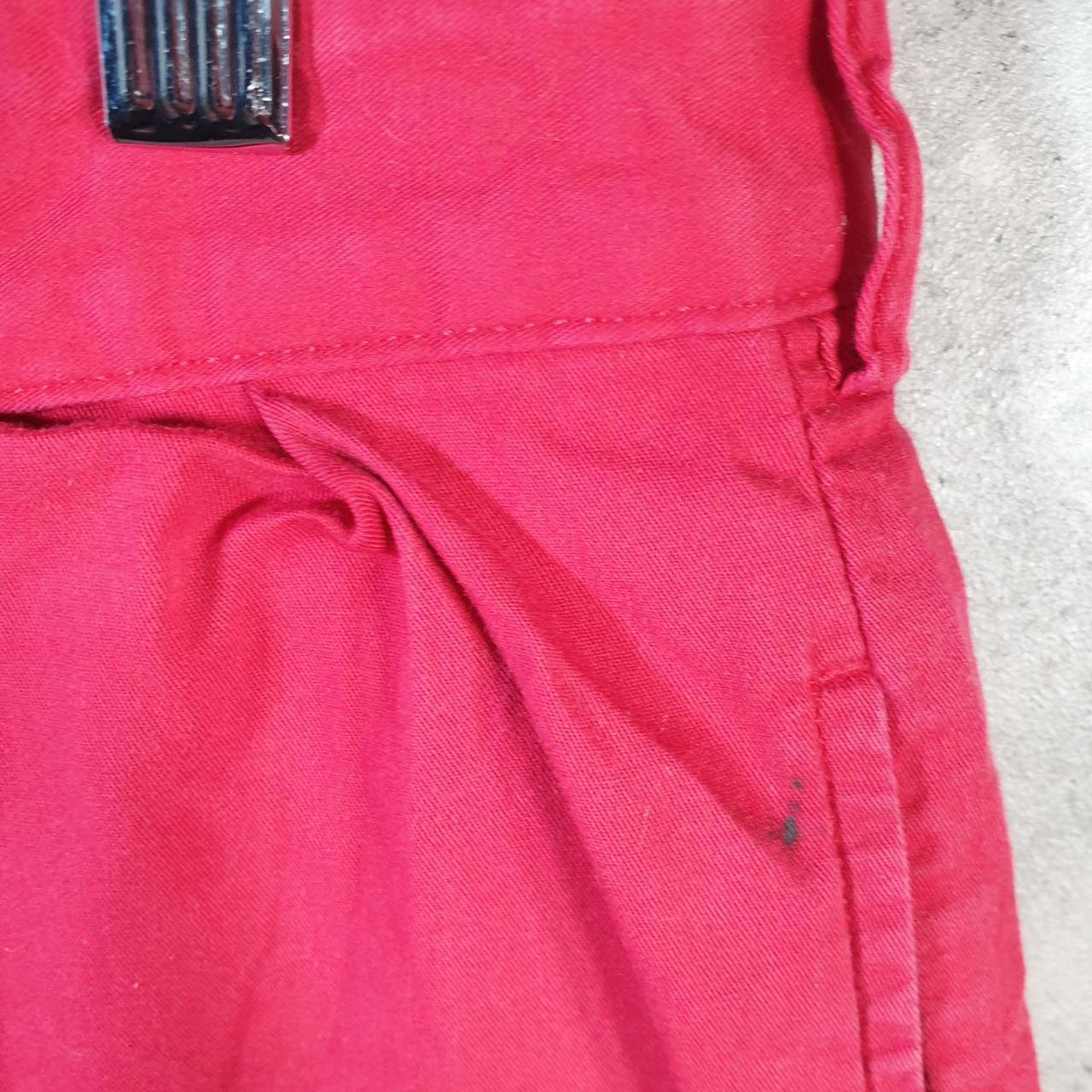 Vintage Ralph Lauren Polo Shorts Jorts Chino Cargo Men’s W36 Red Baggy Cotton A4262