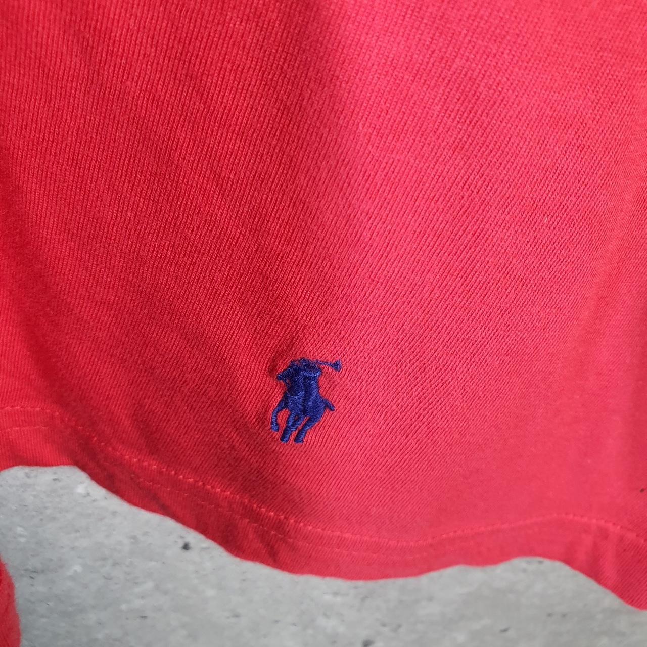 Vintage Ralph Lauren Polo Sport T Shirt Men’s XL Red  Classic Fit Embroidered Pony C8696