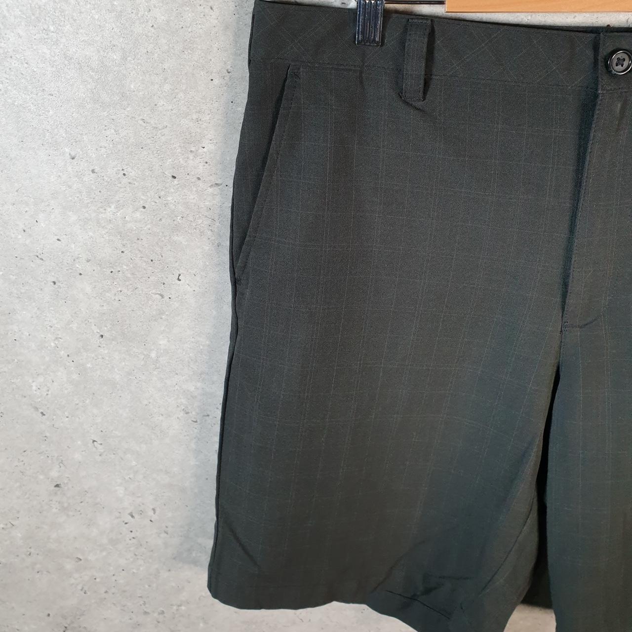 Vintage Izod Golf Chino Shorts Jorts Cargo Men’s W36 Black Baggy Cotton