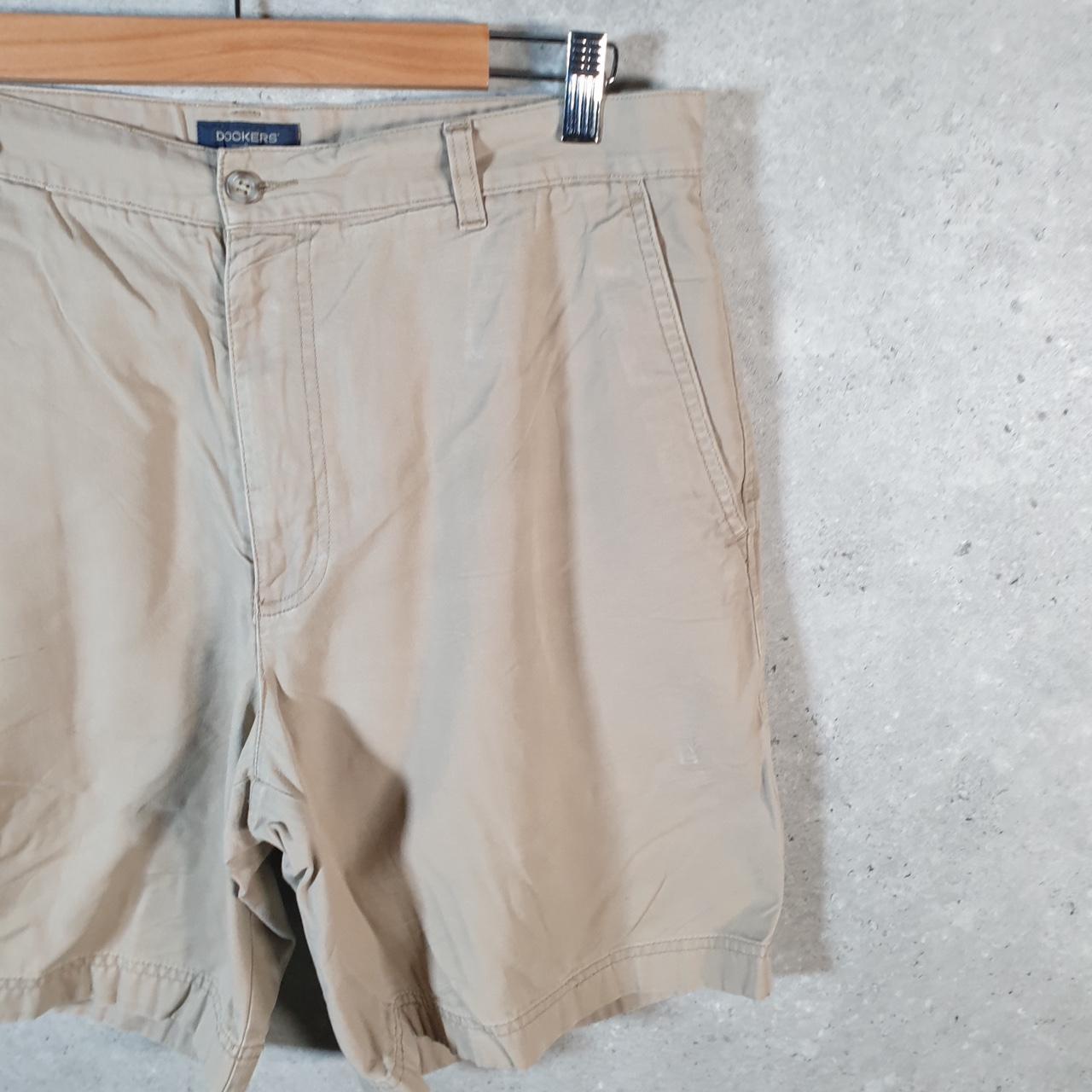 Vintage Dockers Chino Shorts Jorts Cargo Men’s W34 Brown Baggy Cotton