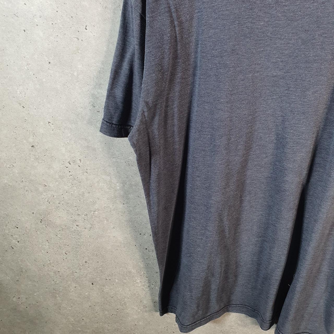 Vintage Adidas T Shirt Men’s Medium Grey Three Stripes Logo Athletic