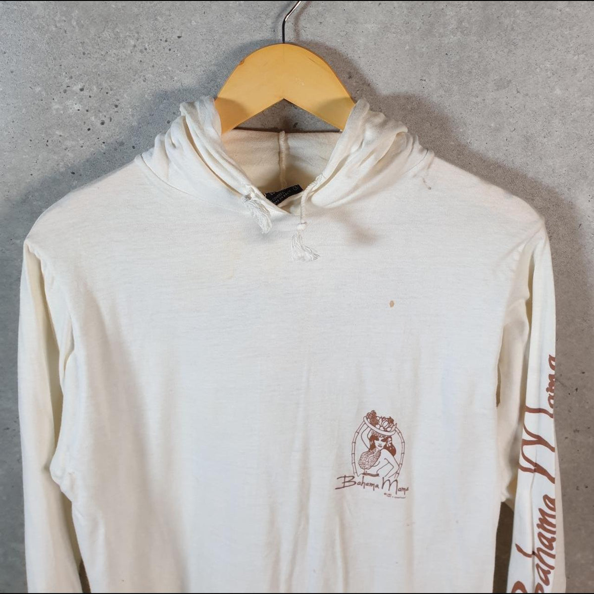 Vintage East Coast Designs Bahama Mama 1983 USA Single Stitch T Shirt Men’s Small White
