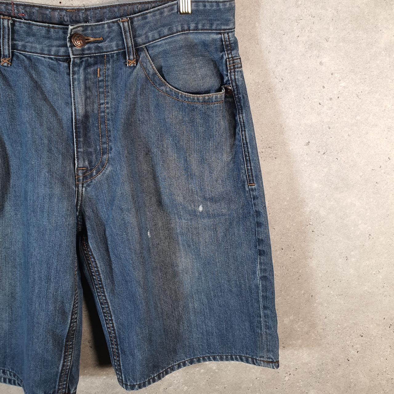 Vintage Ecko Unltd. Baggy Y2K Hip Hop Jeans Shorts Shorts Mens W36 Blue Denim USA A4673