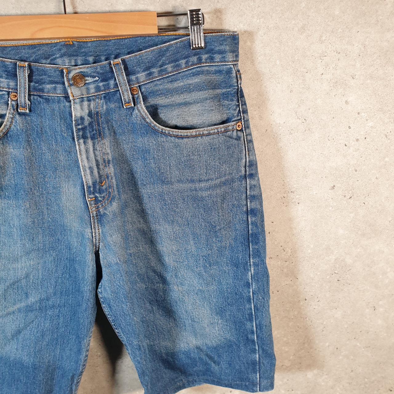 Vintage Levi’s 751 Baggy Shorts Jorts Cargo Mens W33 Blue Relaxed Denim