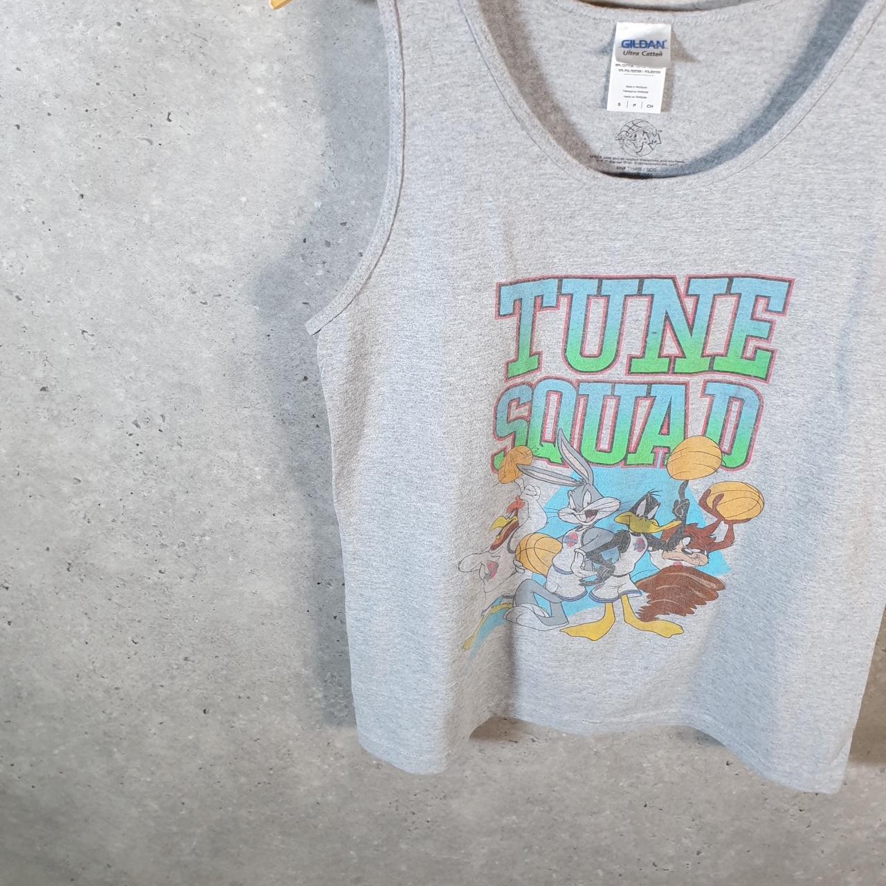 Vintage Looney Tunes Squad 90s Vest Men’s Small Grey Graphic Cartoon