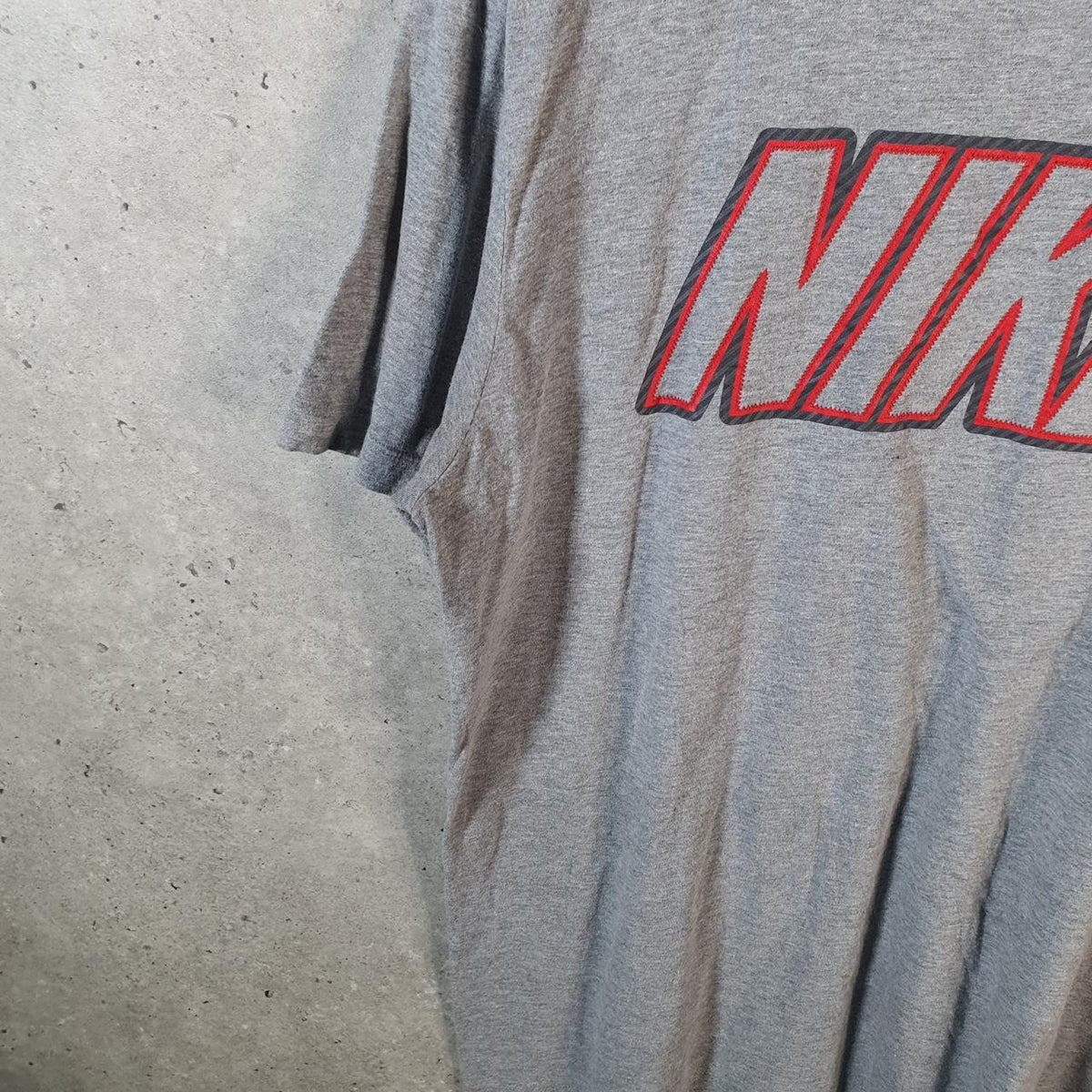 Vintage Nike Embroidered Club T Shirt Men’s Large Grey Swoosh Athletic