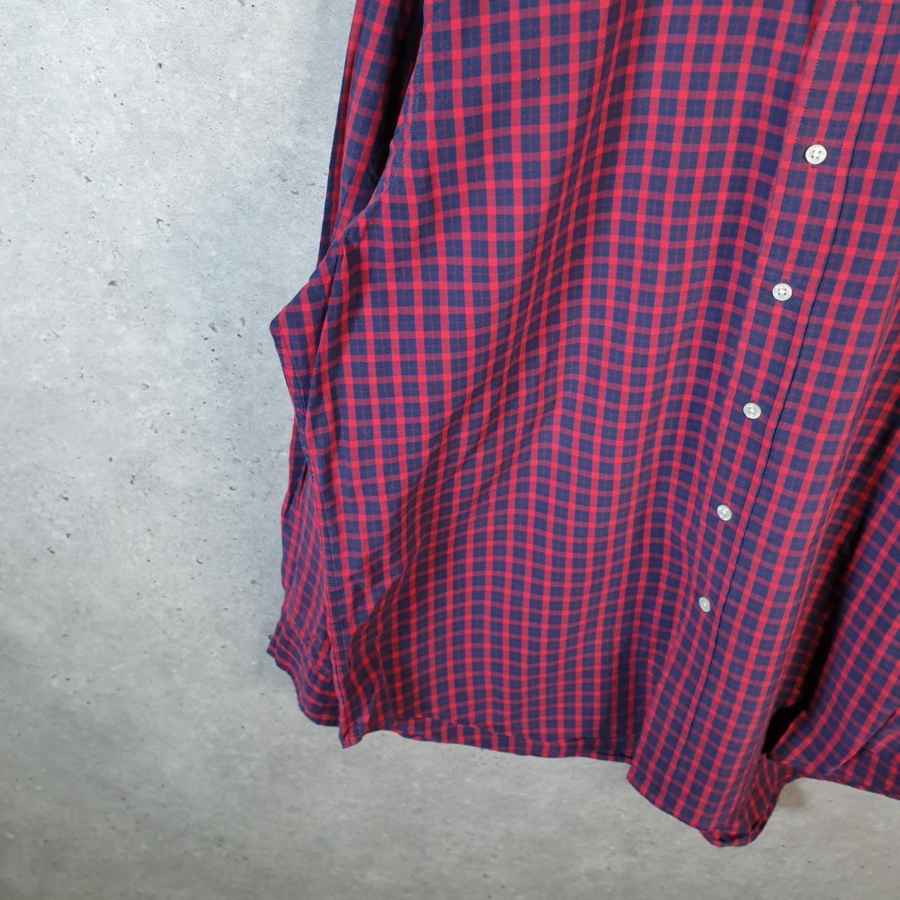 Vintage Ralph Lauren Button Down Shirt Men’s Large Checkered Blake Pony Cotton